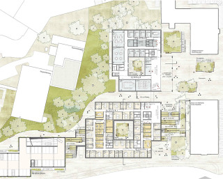 Der Abschluss des Architektenwettbewerbs „Verwaltung, Akademie und Parken“ setzt den nächsten Meilenstein des Baulichen Masterplans am Campus Kiel. Der Wettbewerbsgewinner aus 24 Entwürfen ist das Büro agn Niederberghaus & Partner. Der Sieger-Entwurf überzeugt mit einer klaren und sinnvollen Phasierung der Bauabschnitte. | © agn Niederberghaus & Partner