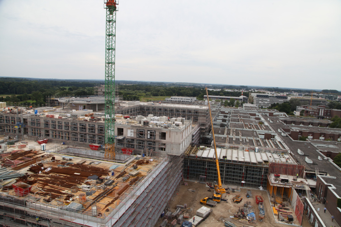 08.08.2017: Der Neubau und das Bestandsgebäude sind nahtlos miteinander verbunden